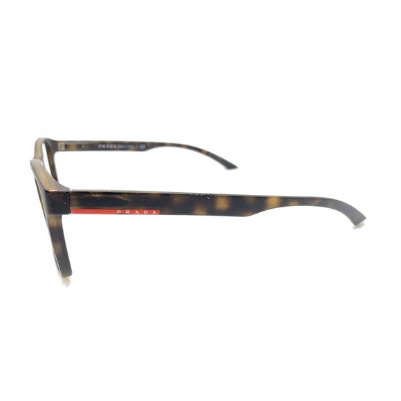 Prada VPS 08G U61-1O1 Matte Tortoise Brown Eyeglasses Frames 54-18 145 Italy - Picture 7 of 12